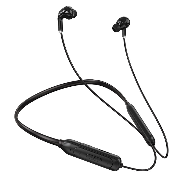 M60 8D Surround Sound Wireless Neck-mounted 5.1 Bluetooth Earphone Support TF Card MP3 Mode(Black) - Neck-mounted Earphone by buy2fix | Online Shopping UK | buy2fix