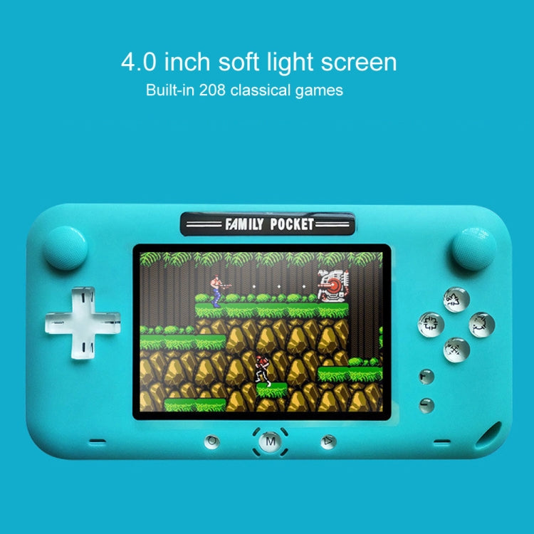 RS-52FC PSP 4.0 inch Pocket Console Handheld Game Player, Support 208 NES Classical Games (Blue) - Pocket Console by buy2fix | Online Shopping UK | buy2fix