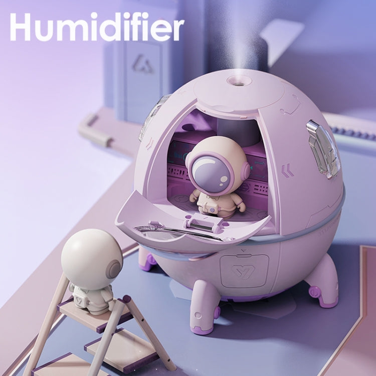 Lunar Type-C Desktop Humidifier Ambient Lamp (Purple) - Dehumidifiers by buy2fix | Online Shopping UK | buy2fix