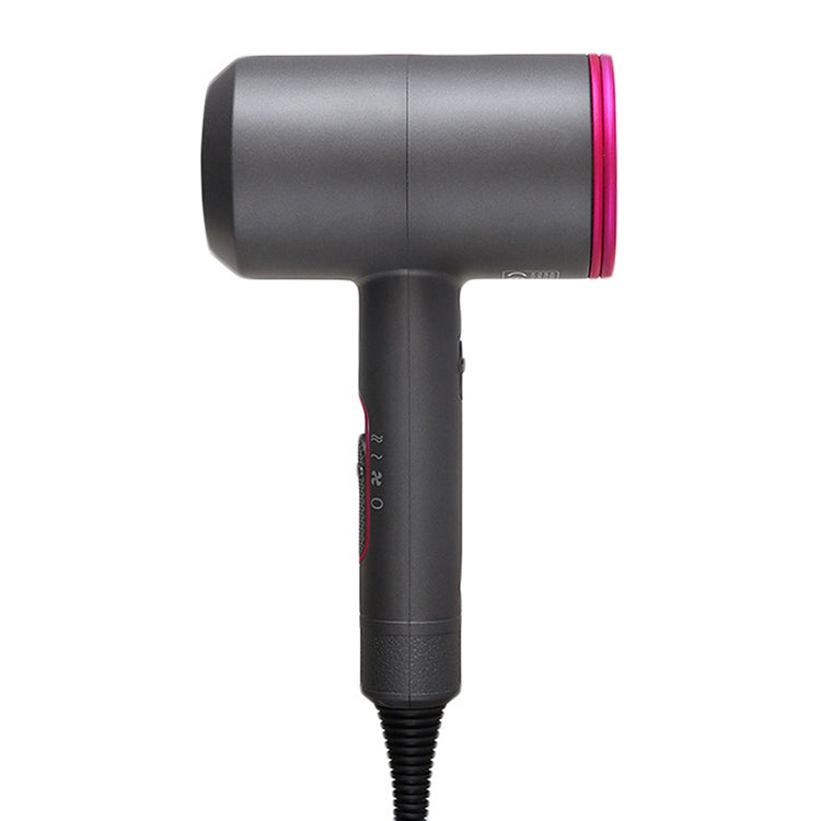 High-power Anionic Cold Hot Air Constant Temperature Hair Dryer, EU Plug(Red + Grey) - Home & Garden by buy2fix | Online Shopping UK | buy2fix