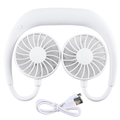 Multi-function Portable Adjustable Wearable Sport Fan(White) - Consumer Electronics by buy2fix | Online Shopping UK | buy2fix