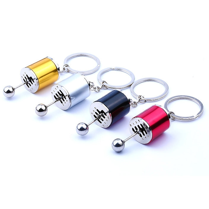 Six-speed Manual Shift Gear Keychain Key Ring Holder(Black) - Key Rings by buy2fix | Online Shopping UK | buy2fix