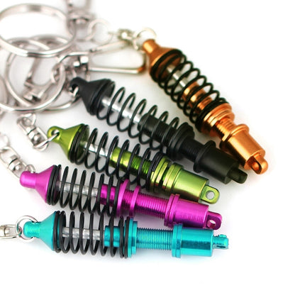 Shock Absorber Keychain Key Ring Holder(Green) - Key Rings by buy2fix | Online Shopping UK | buy2fix