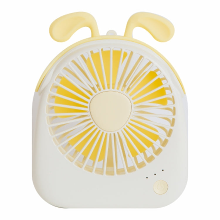 WT-F14 1200 mAh Dog Shape Mini Portable Fan with 3 Speed Control(White) - Consumer Electronics by buy2fix | Online Shopping UK | buy2fix