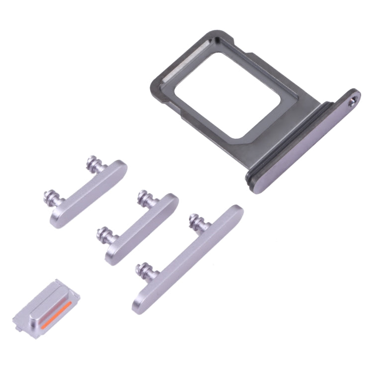 SIM Card Tray + SIM Card Tray + Side Keys for iPhone 14 Pro Max (Purple) - Repair & Spare Parts by buy2fix | Online Shopping UK | buy2fix