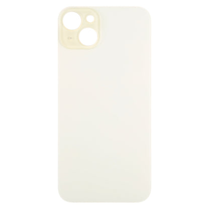 For iPhone 15 Plus Glass Battery Back Cover(Yellow) -  by buy2fix | Online Shopping UK | buy2fix