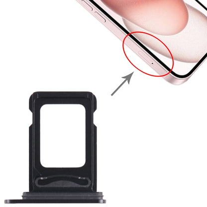 For iPhone 15 Plus SIM + SIM Card Tray (Black) -  by buy2fix | Online Shopping UK | buy2fix