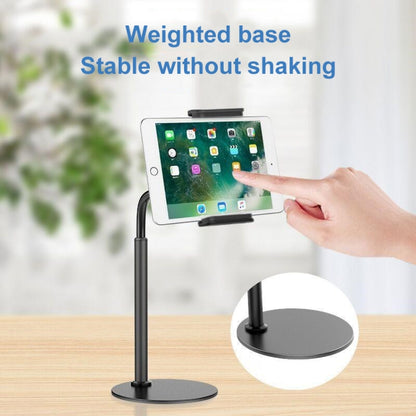 ZM-15 Rotatable Aluminum Alloy Desktop Stand Lazy Stand for 4.7-12.9 inch Mobile Phones / Tablets (White) - Desktop Holder by buy2fix | Online Shopping UK | buy2fix