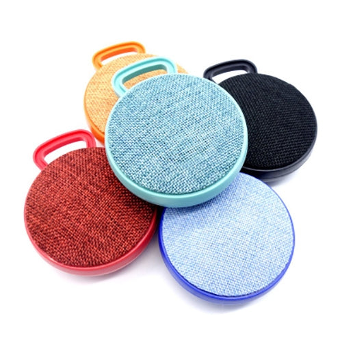 A01L Cloth Texture Round Portable Mini Bluetooth Speaker, Support Hands-free Call & TF Card(Red) - Mini Speaker by buy2fix | Online Shopping UK | buy2fix