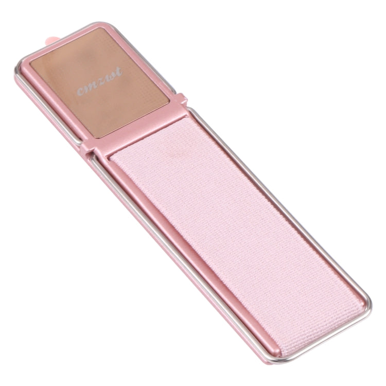 cmzwt CPS-030 Adjustable Folding Magnetic Mobile Phone Holder Bracket with Grip (Rose Gold) - Hand-Sticking Bracket by buy2fix | Online Shopping UK | buy2fix