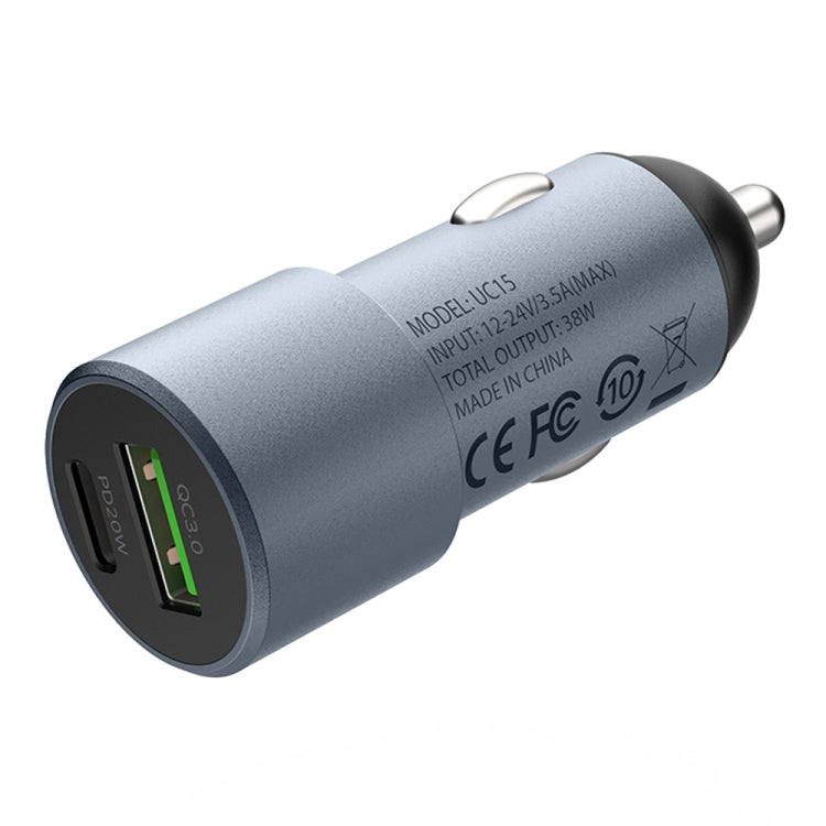 MOMAX UC15 38W PD + QC3.0 Dual Ports Car Charger - Car Charger by MOMAX | Online Shopping UK | buy2fix