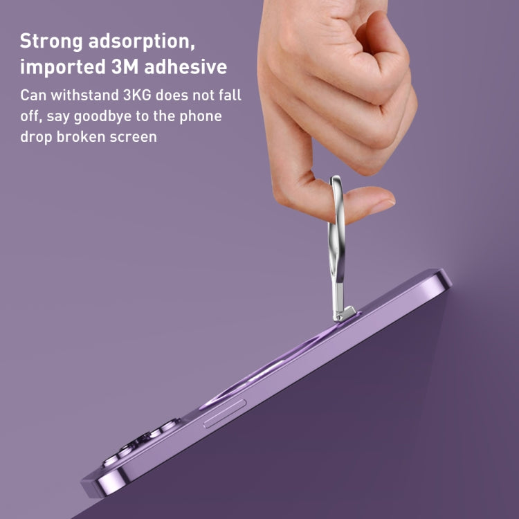 Ultra-thin Metal Phone Holder (Black) - Ring Holder by buy2fix | Online Shopping UK | buy2fix