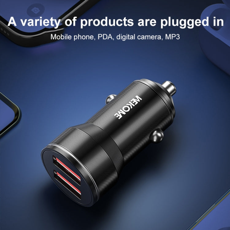 WK WP-C43 Staroad Series 15W Dual USB Car Charger(Coffee) - Car Charger by WK | Online Shopping UK | buy2fix