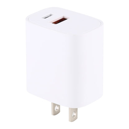 U085 20W USB + Type-C Fast Charging Travel Power Adapter, US Plug - USB Charger by buy2fix | Online Shopping UK | buy2fix