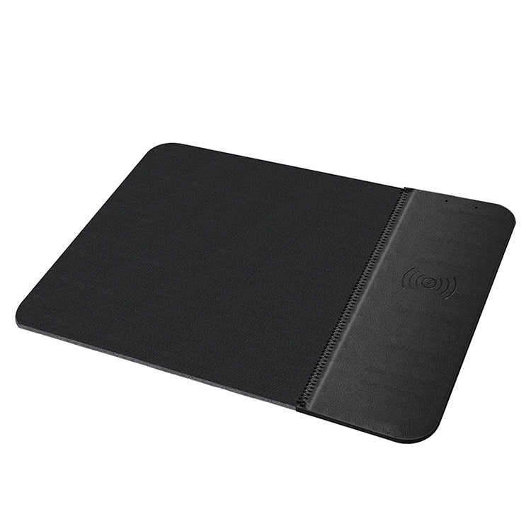 OJD-36 QI Standard 10W Lighting Wireless Charger Rubber Mouse Pad, Size: 26.2 x 19.8 x 0.65cm (Black) - Apple Accessories by buy2fix | Online Shopping UK | buy2fix