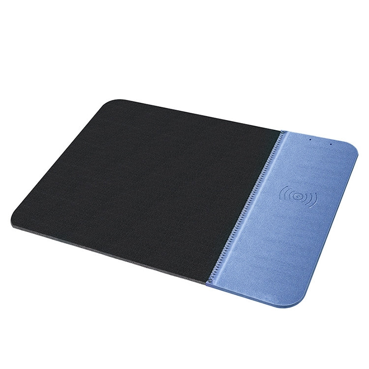 OJD-36 QI Standard 10W Lighting Wireless Charger Rubber Mouse Pad, Size: 26.2 x 19.8 x 0.65cm (Blue) - Apple Accessories by buy2fix | Online Shopping UK | buy2fix