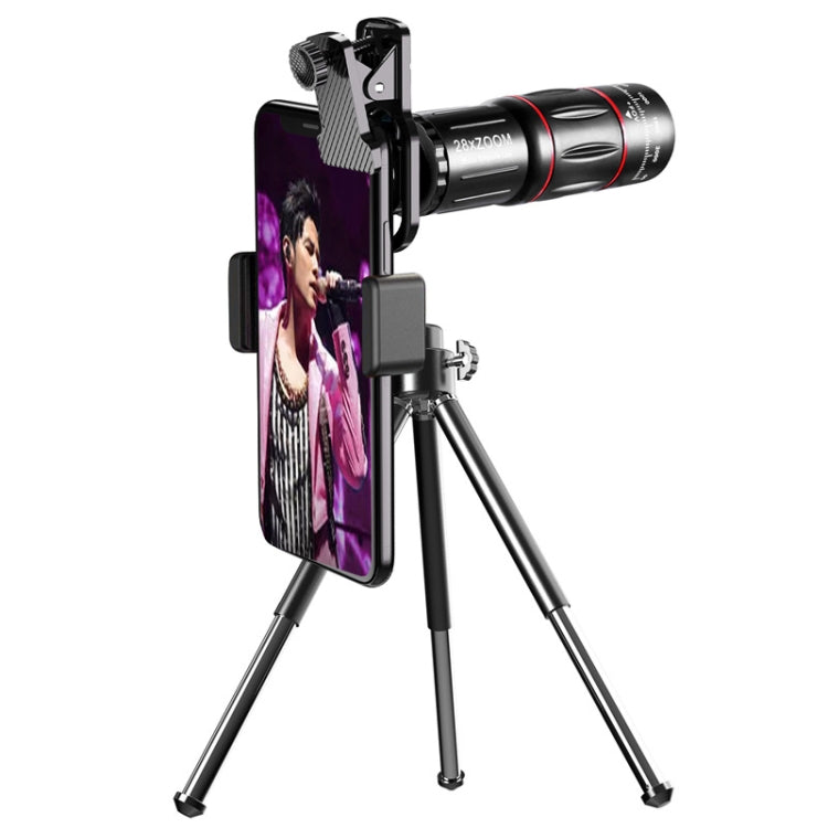 W28-QK Mobile Phone Universal Lens Telescope 28X Color Box Set - Combination Lens by buy2fix | Online Shopping UK | buy2fix