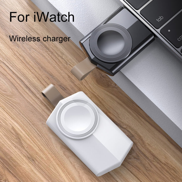 K03 Universal Portable Magnetic Wireless Charger for Apple Watch Series 6 / 5 / SE / 4 / 3 / 2 / 1 (Black) - Others by buy2fix | Online Shopping UK | buy2fix