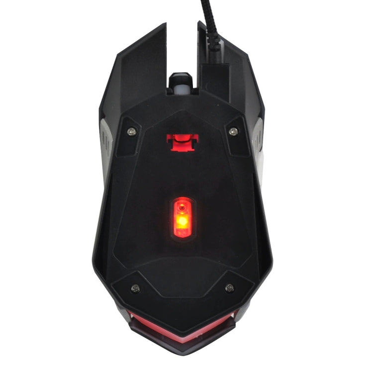 iMICE V6 LED Colorful Light USB 6 Buttons 3200 DPI Wired Optical Gaming Mouse for Computer PC Laptop(Black) - Wired Mice by iMICE | Online Shopping UK | buy2fix