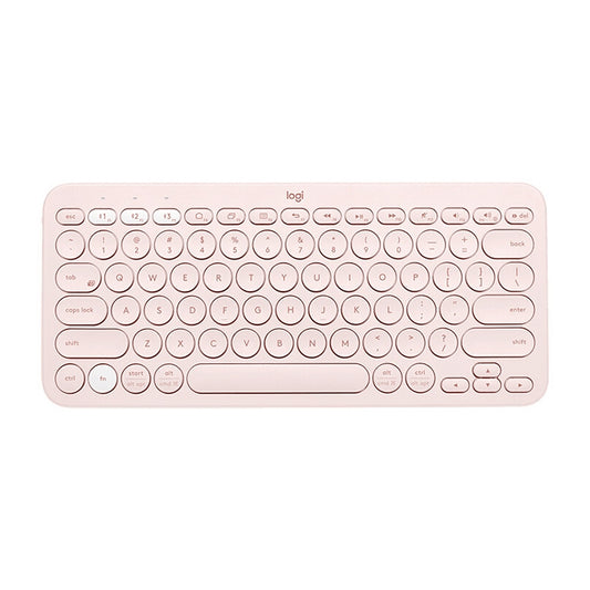 Logitech K380 Portable Multi-Device Wireless Bluetooth Keyboard (Pink) - Wireless Keyboard by Logitech | Online Shopping UK | buy2fix