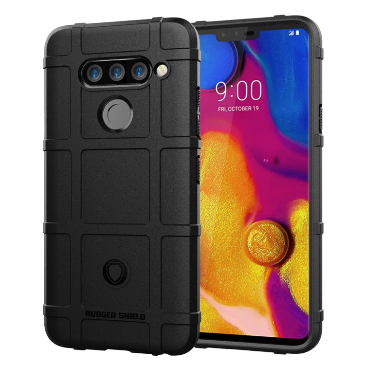 Full Coverage Shockproof TPU Case for LG V40 ThinQ (Black) - Mobile Accessories by buy2fix | Online Shopping UK | buy2fix