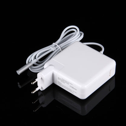 18.5V 4.6A 85W 5 Pin L Style MagSafe 1 Power Charger for Apple Macbook A1222 / A1290/ A1343, Length: 1.7m, EU Plug(White) - Cable & Adapter by buy2fix | Online Shopping UK | buy2fix