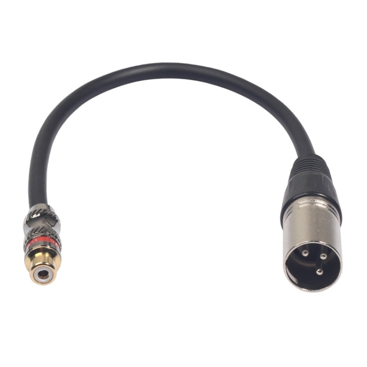 TR026K17-03 RCA Female to XLR Male Audio Cable, Length: 0.3m - Consumer Electronics by buy2fix | Online Shopping UK | buy2fix