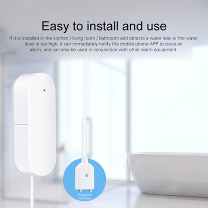 DY-SQ400A WiFi Smart Leak Water Alarm Household Water Level Detection Alarm - Security by buy2fix | Online Shopping UK | buy2fix