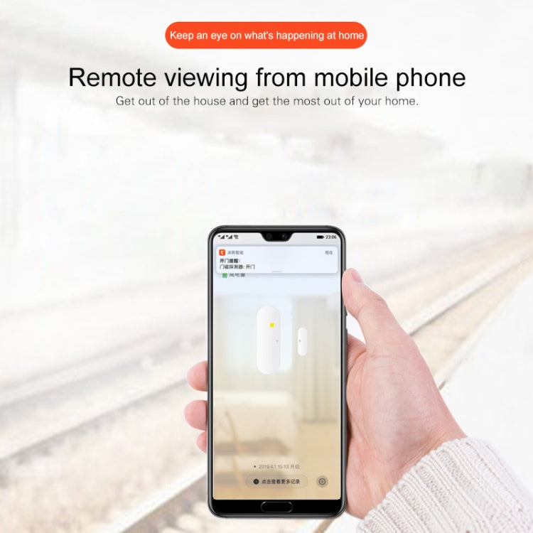 DY-MC400A WiFi Smart Linkage Home Door and Window Detector, Support Voice Control & APP Remote Control - Security by buy2fix | Online Shopping UK | buy2fix