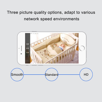 WLSES GC60 720P Wireless Surveillance Camera Baby Monitor, UK Plug - Security by buy2fix | Online Shopping UK | buy2fix