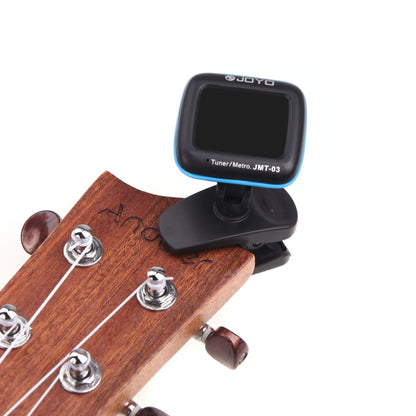 JOYO JMT-03 Portable Clip-on Guitar Tuner Metronome Supports MIC and CLIP Tuning Mode 2-in-1 360-Degree Rotating for Guitar Violin Ukulele (Black) - String Instrument Accessories by JOYO | Online Shopping UK | buy2fix