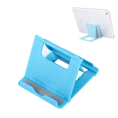 Universal Foldable Mini Phone Holder Stand, Size: 8.3 x 7.1 x 0.7 cm, For iPhone, Samsung, Huawei, Xiaomi, HTC and Other Smartphone, Tablets(Blue) - Desktop Holder by buy2fix | Online Shopping UK | buy2fix