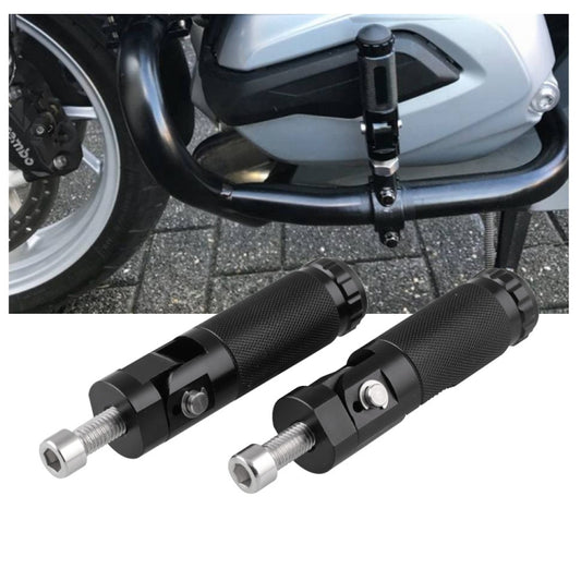 MB-BF006-BK 2 PCS Universal Motorcycle Motor Bike Folding Footrests Footpegs Foot Rests Pegs Rear Pedals Set - Others by buy2fix | Online Shopping UK | buy2fix