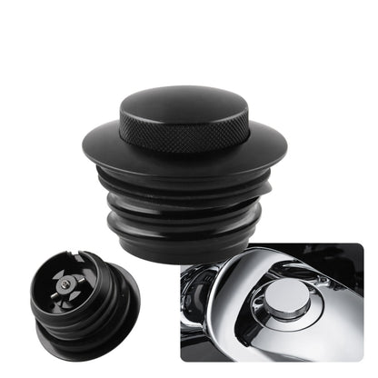 Motorcycle Flush Pop-up Gas Cap with O-ring for Harley Davidson (Black) - In Car by buy2fix | Online Shopping UK | buy2fix