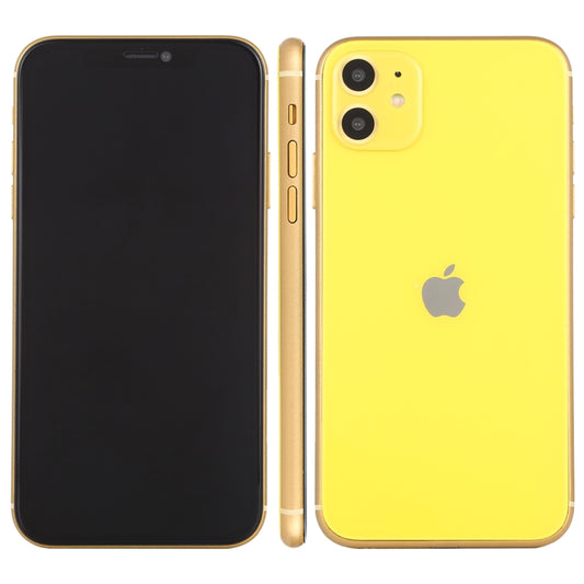 For iPhone 11 Black Screen Non-Working Fake Dummy Display Model (Yellow) - For iPhone & iPad by buy2fix | Online Shopping UK | buy2fix