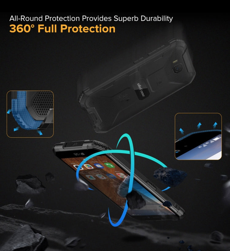 [HK Warehouse] Ulefone Armor X6 Rugged Phone, 2GB+16GB, IP68/IP69K Waterproof Dustproof Shockproof, Face Identification, 4000mAh Battery, 5.0 inch Android 9.0 MTK6580A/W Quad Core up to 1.3GHz, Network: 3G(Black) - Ulefone by Ulefone | Online Shopping UK | buy2fix