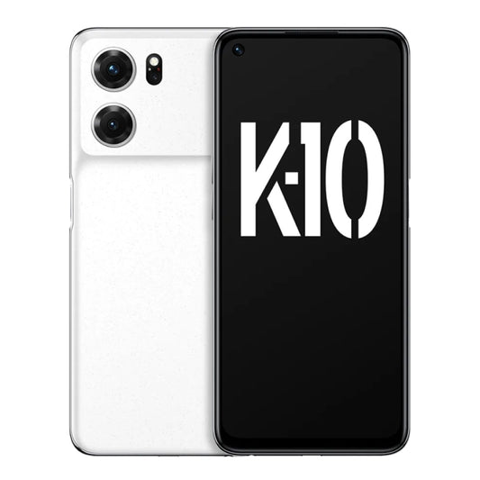 OPPO K10 5G, 8GB+256GB, 64MP Camera, Chinese Version, Triple Rear Cameras, Side Fingerprint Identification, 6.59 inch ColorOS 12.1 Dimensity 8000-MAX Octa Core up to 2.75Ghz, Network: 5G, Support Google Play(White) - OPPO by OPPO | Online Shopping UK | buy2fix