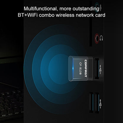 COMFAST CF-813B 650Mbps Dual-band Bluetooth Wifi USB Network Adapter - USB Network Adapter by COMFAST | Online Shopping UK | buy2fix