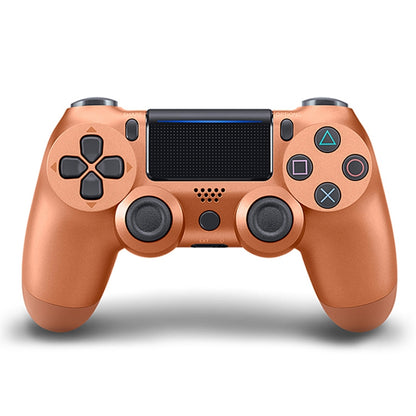 For PS4 Wireless Bluetooth Game Controller Gamepad with Light, EU Version(Bronze) - Gamepads by buy2fix | Online Shopping UK | buy2fix