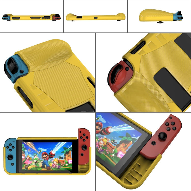 TPU Soft Protective Shell Drop Resistance for Nintendo Switch(Yellow) - Cases by buy2fix | Online Shopping UK | buy2fix