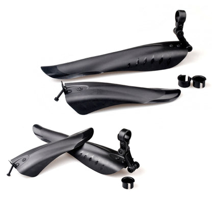 Mountain Road Fits Cycling Creative Mud Guard Dovetail Style Fenders Set for Bike Front And Rear(Black) - Outdoor & Sports by buy2fix | Online Shopping UK | buy2fix