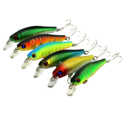 HENGJIA 6 PCS 8.5cm 8.9g Minnow Plastic Hard Baits Fishing Lures Set Fishing Tackle Baits - Fishing Lures by HENGJIA | Online Shopping UK | buy2fix