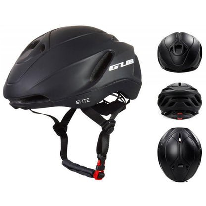 GUB Elite Unisex Adjustable Bicycle Riding Helmet, Size: M(Matte Black) - Protective Helmet & Masks by GUB | Online Shopping UK | buy2fix