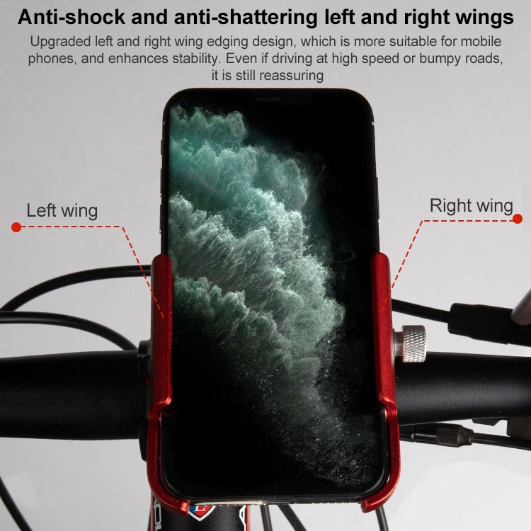 GUB P30 Aluminum Bike Phone Holder(Red) - Outdoor & Sports by GUB | Online Shopping UK | buy2fix