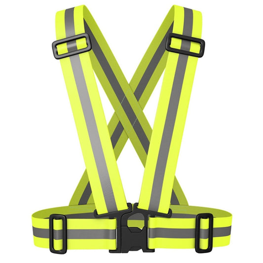 Night Riding Running Reflective Safety Vest (Neon Green) - Reflective Safety Clothing by buy2fix | Online Shopping UK | buy2fix