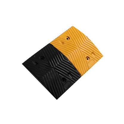 Trapezoidal Two-in-one Herringbone Rubber Speed Bump, Size: 50x35x5cm - Speed Bumps by buy2fix | Online Shopping UK | buy2fix