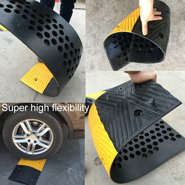 Pair Of Special Round Heads For Rubber Speed Bumps, Diameter: 50cm - Speed Bumps by buy2fix | Online Shopping UK | buy2fix