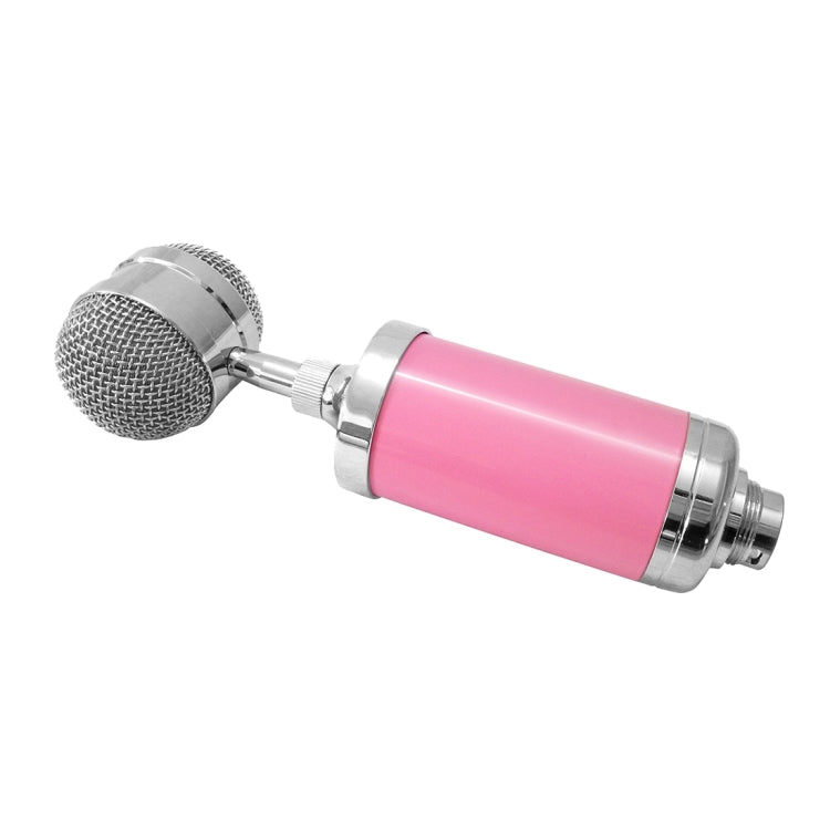 3000 Home KTV Mic Condenser Sound Recording Microphone with Shock Mount & Pop Filter for PC & Laptop, 3.5mm Earphone Port, Cable Length: 2.5m(Pink) - Consumer Electronics by buy2fix | Online Shopping UK | buy2fix