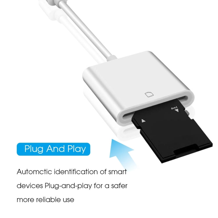 TY105TC USB-C / Type-C to SD Card Reader Adapter - Computer & Networking by buy2fix | Online Shopping UK | buy2fix