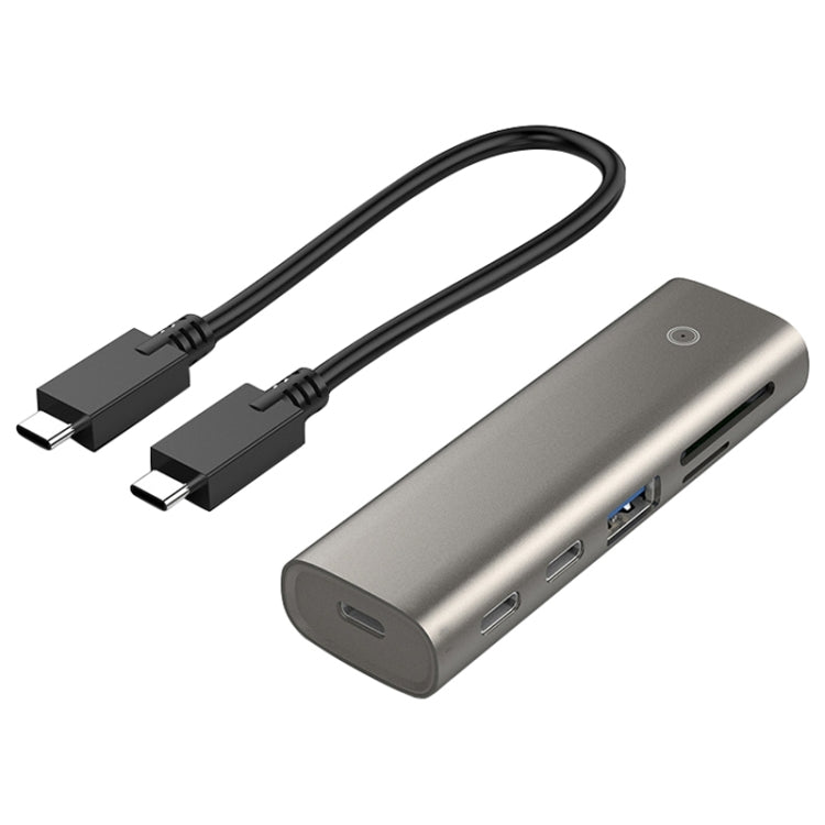 Rocketek HC463 USB3.1 Gen2  to Type-C 3.1 + USB 3.1 + SD / TF 6 in 1 HUB Adapter - Computer & Networking by ROCKETEK | Online Shopping UK | buy2fix